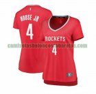Camiseta Danuel House Jr. 4 Houston Rockets icon edition Rojo Mujer