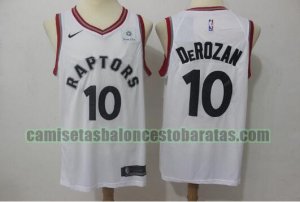 Camiseta Demar Derozan 10 Toronto Raptors blanco Hombre
