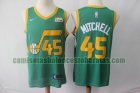 Camiseta Donovan Mitchell 45 Utah Jazz Baloncesto Verde Hombre