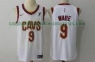 Camiseta Dwyane Wade 9 Cleveland Cavaliers Baloncesto blanco Hombre