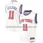 Camiseta Frank Ntilikina 11 New York Knicks Home Replica Blanco Hombre