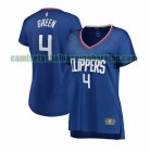 Camiseta JaMychal Green 4 Los Angeles Clippers icon edition Azul Mujer