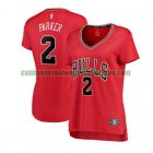Camiseta Jabari Parker 2 Chicago Bulls icon edition Rojo Mujer