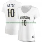 Camiseta Jaxson Hayes 10 New Orleans Pelicans association edition Blanco Mujer
