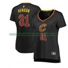 Camiseta John Henson 31 Cleveland Cavaliers statement edition Negro Mujer
