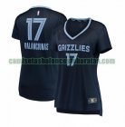Camiseta Jonas Valanciunas 17 Memphis Grizzlies icon edition Armada Mujer
