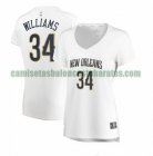 Camiseta Kenrich Williams 34 New Orleans Pelicans association edition Blanco Mujer