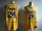 Camiseta Kobe Bryant 24 Los Angeles Lakers Baloncesto Barato Amarillo Hombre