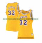 Camiseta Magic Johnson 32 Los Angeles Lakers swingman Amarillo Mujer