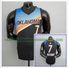 Camiseta NBA George 13 Oklahoma City Thunder Edición Ciudad Negro Hombre