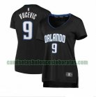 Camiseta Nikola Vucevic 9 Orlando Magic 2019 icon edition Negro Mujer