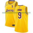 Camiseta Rajon Rondo 9 Los Angeles Lakers 2021 City Edition Amarillo Hombre