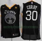 Camiseta Stephen Curry 30 Golden State Warriors Baloncesto Negro Hombre