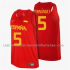 camiseta rudy femandez 5 espana olimpicos de rio 2016 roja