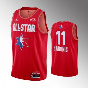 camiseta Domantas Sabonis #11 nba all star 2020 rojo