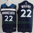 Camiseta Andrew Wiggins 22 Minnesota Timberwolves Baloncesto Azul marino Hombre