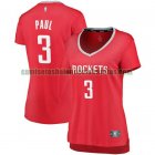 Camiseta Chris Paul 3 Houston Rockets icon edition Rojo Mujer