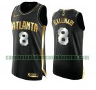 Camiseta Danilo Gallinari 8 Atlanta Hawks 2020-21 Golden Edition Swingman negro Hombre