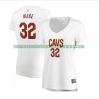 Camiseta Dean Wade 32 Cleveland Cavaliers association edition Blanco Mujer
