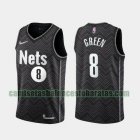 Camiseta Jeff Green 8 Brooklyn Nets 2020-21 Earned Edition negro Hombre