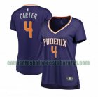 Camiseta Jevon Carter 4 Phoenix Suns icon edition Púrpura Mujer