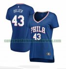 Camiseta Jonah Bolden 43 Philadelphia 76ers icon edition Azul Mujer