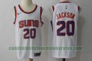 Camiseta Josh Jackson 20 Phoenix Suns Baloncesto blanco Hombre
