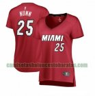 Camiseta Kendrick Nunn 25 Miami Heat statement edition Rojo Mujer