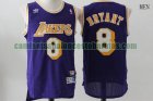 Camiseta Kobe Bryant 8 Los Angeles Lakers Baloncesto Púrpura Hombre