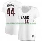 Camiseta Mario Hezonja 44 Portland Trail Blazers association edition Blanco Mujer