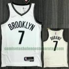 Camiseta NBA DURANT 7 Brooklyn Nets 21-22 75 aniversario blanco Hombre