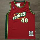 Camiseta NBA Shawn Kemp 40 1997-98 Seattle SuperSonics Roja