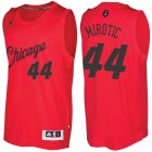 Camiseta NBA baloncesto Chicago Bulls Navidad 2016 Nikola Mirotic 44 Roja