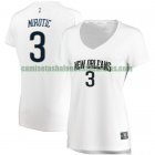 Camiseta Nikola Mirotic 3 New Orleans Pelicans association edition Blanco Mujer