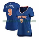 Camiseta RJ Barrett 9 New York Knicks icon edition Azul Mujer