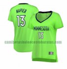 Camiseta Shabazz Napier 13 Minnesota Timberwolves statement edition Verde Mujer