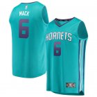 Camiseta Shelvin Mack 6 Charlotte Hornets 2019 Azul Hombre