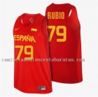 camiseta ricky rubio 79 espana olimpicos de rio 2016 roja