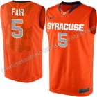 camisetas ncaa syracuse orange fair #5 naranja