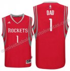 camisetas nba houston rockets 2016 con dad logo 1 roja