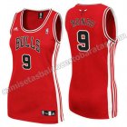 camiseta baloncesto mujer rajon rondo 9 chicago bulls rossa