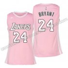 camisetas baloncesto kobe bryant #24 los angeles lakers rosa