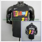 Camiseta Adebayor 13 Miami Heat Edición Ciudad 2022 Negro Hombre