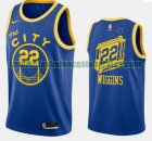 Camiseta Andrew Wiggins 22 Golden State Warriors 2020-21 Hardwood Classics azul Hombre