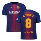 FC Barcelona Andres Iniesta primera equipacion 2018