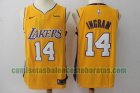 Camiseta Brandon Ingram 14 Los Angeles Lakers Baloncesto Amarillo Hombre