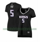 Camiseta De'Aaron Fox 5 Sacramento Kings statement edition Negro Mujer