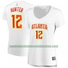 Camiseta De'Andre Hunter 12 Atlanta Hawks association edition Blanco Mujer