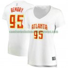Camiseta DeAndre' Bembry 95 Atlanta Hawks association edition Blanco Mujer