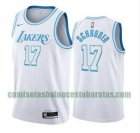 Camiseta Dennis Schroder 17 Los Angeles Lakers 2020-21 City Edition Swingman blanco Hombre